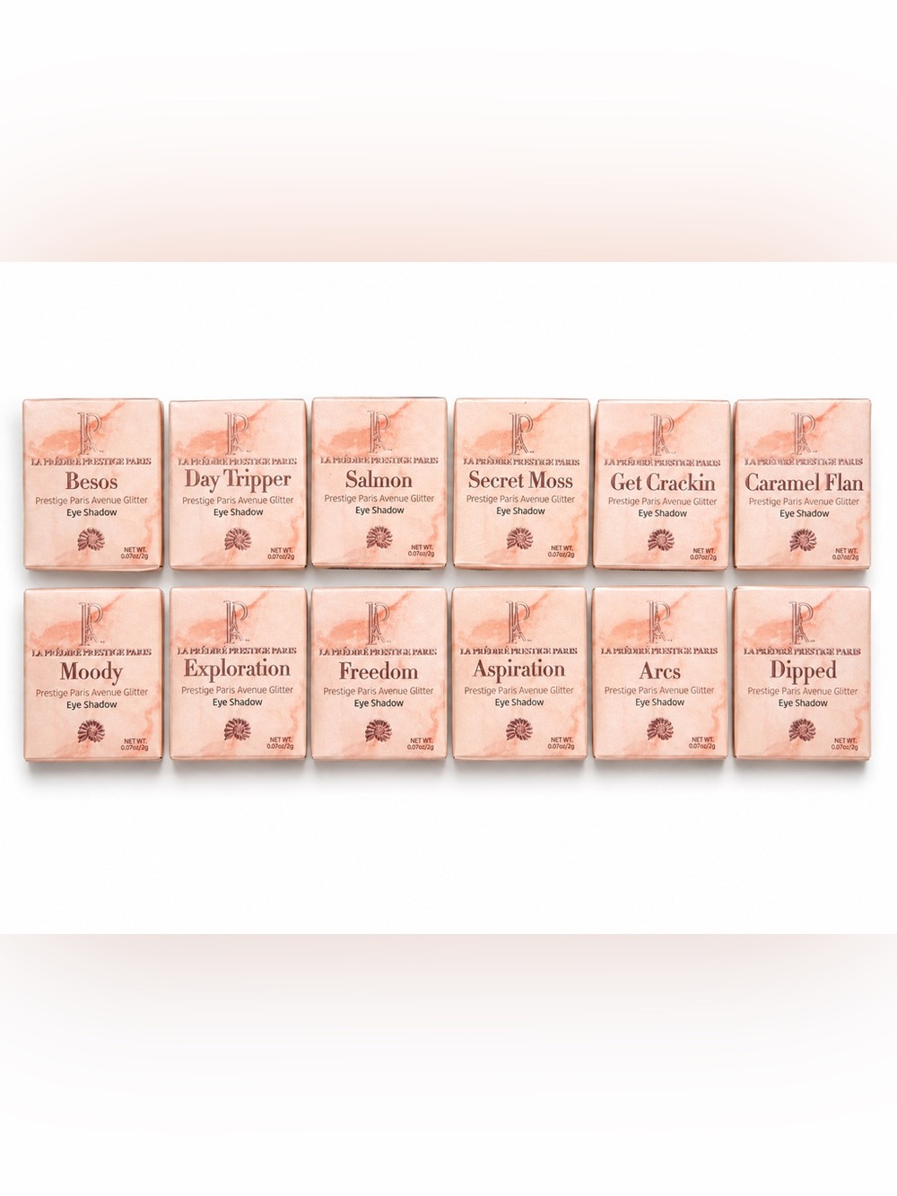 Glitter Eye Shadow Singles - Set of 12